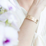 Dainty Rose Gold Cuff Bracelet – Thin Spiral Bangle, Delicate & Elegant, Perfectly Packaged for Gifting