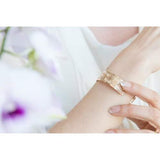 "Rose Gold Spiral Cuff Bracelet – 24K Plated, Adjustable & Handmade in Israel – Symbolic Gift for Women