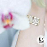 Dotted Gold Cuff Bracelet – 24K Gold-Plated, Adjustable & Handmade in Israel – Elegant Minimalist Jewelry for Women
