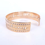 Manifestation Cuff Bracelet – 'I Can Manifest Anything' Rose Gold Affirmation Jewelry, Handmade in Israel