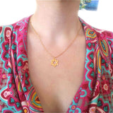 Gold Star of David Necklace – 24K Gold-Plated Jewish Pendant, Handmade in Israel