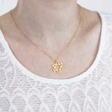Gold Star of David Necklace – 24K Gold-Plated Jewish Pendant, Handmade in Israel