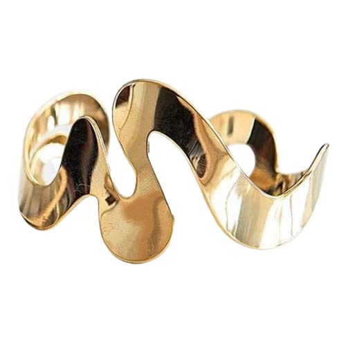 Dainty Gold Cuff Bracelet, Gold Cuff, Cuff Bracelet, Gold Bracelet, Gold Bangle, Modern, Liquid Metal, Gold Jewelry Packaged and Ready for Gift Giving