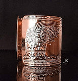 Rose Gold Cuff Bracelet, Ten Commandments, Hebrew Bracelet, Inspirational Bracelet, Angel Cuff Jewelry, Jewish Jewelry for Women Packaged and Ready for Gift Giving, Handmade in Israel