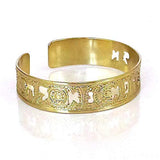 Numbers 12:13 Dainty Gold Cuff, Hebrew Jewelry For Women, Bible Verse Bracelet, Scripture Jewelry, Christian And Jewish Gift, Packaged And Ready For Gift Giving, Handmade In Israel