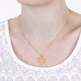 Star Necklace, Star Of David, Jewish Jewelry For Women, Inspirational Jewelry, Gold Necklace, Gold Necklace, Hebrew Necklace Packaged And Ready For Gift Giving, Handmade In Israel
