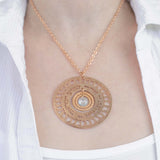 Shma Israel Gold Necklace, Inspirational Necklace, Jewish Jewelry for Women, Blue Topaz, Biblical Jewelry, Hebrew Jewelry