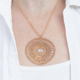 Shma Israel Gold Necklace, Inspirational Necklace, Jewish Jewelry for Women, Blue Topaz, Biblical Jewelry, Hebrew Jewelry