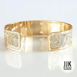 Dainty Gold Cuff Bracelet, Textured Gold Cuff, Dotted Design, Fashion Jewelry, Stylish Cuff, Jewelry For Women, Handmade In Israel (Gold)