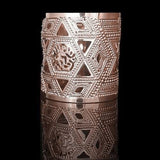 Shma Israel Dainty Rose Gold Cuff, Hebrew Jewelry, Jewish Jewelry, Spiritual Jewelry, Blessings Jewelry, Bible Jewelry, Hebrew Jewelry for Women, Packaged and Ready for Gift Giving, Handmade in Israel