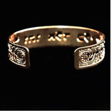 Kabbalah Dainty Gold Cuff, Jewish Jewelry, Inspirational Jewelry, Blessings Jewelry, Hebrew Jewelry for Women Packaged and Ready for Gift Giving, Handmade in Israel