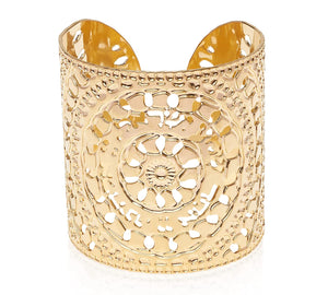 Shma Israel Hebrew Gold Cuff, Packaged and Ready for Giving, Handmade in Israel