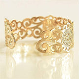 Spiral Regal Dainty Gold cuff, cuff bracelet, gold bracelet, gold bangle, thin gold cuff bracelet, dainty gold bracelet, delicate gold cuff,