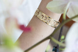 Dainty Gold Cuff Bracelet, Small Mandala Gold Cuff, Dainty Jewelry, Gold Bracelet, Fashion Jewelry, Stylish Cuff, Bracelet For Women, Handmade In Israel
