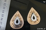 Blessings Teardrop Earrings, Rose Gold Earrings, Hebrew Jewelry, Judaica Jewelry, Rose Gold Jewelry, Pearls, Sacred Names
