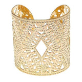 Gold Diamond Bracelet, Gold Cuff Bracelet, Gold Statement Cuff, Diamond Design, Fashion Jewelry, Stylish Cuff, Jewelry For Women, Handmade In Israel
