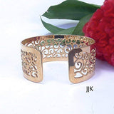 Dainty Rose Gold Cuff Bracelet, Interlaced Spirals Jewelry, Rose Gold Bracelet, Dainty Rose Gold Bracelet, Modern Cuff, Modern Jewelry Packaged and Ready for Gift Giving, Handmade in Israel