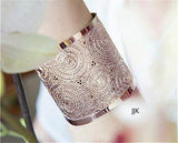 Rose Gold Engraved Cuff for Women, Packaged and Ready for Giving, Handmade in Israel
