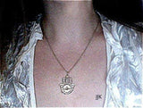 Kabbalah Hamsa Jewelry, Gold Necklace, Hand Shaped Necklace, Hamsa Jewelry, Spiritual Jewelry, Hebrew Necklace, Jewish Jewelry for Women Packaged and Ready for Gift Giving, Handmade in Israel